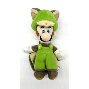 Flying Squirrel Luigi S Super Mario Bros 9" Plush Nintendo Stuffed Doll 2013